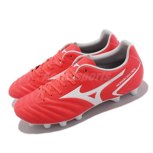 

Mizuno Monarcida Neo II 2 Select 2E широкие красные белые мужские футбольные шипы P1GA2325-64, Красный, Monarcida Neo Ii Select 2e Wide