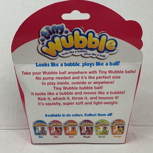 Tiny Wubble Pink Wubble Ball Blow 6+ no pump needed Easter Basket Filler