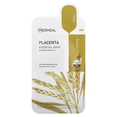 Placenta, Essential Beauty Mask, 10 листов по 0,81 ж. унц. (24 мл) каждый