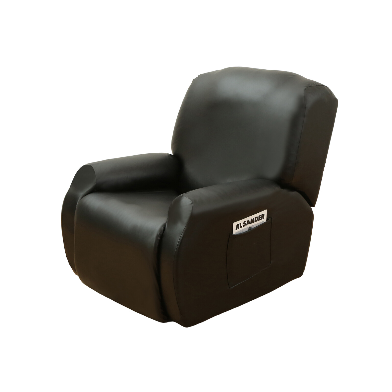 PU Leather Recliner Chair Cover Waterproof Armchair Slipcovers Living Room Black