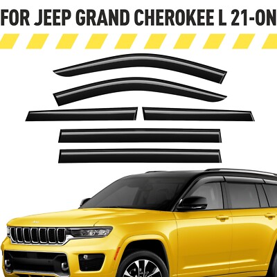 Rain Guards Vent Visors Shade for 2021-2024 Jeep Grand Cherokee L