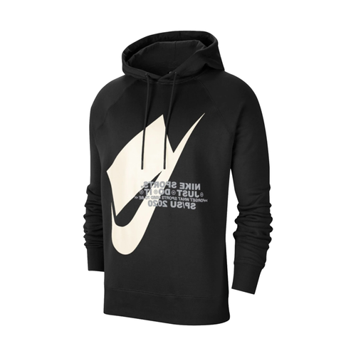 

Черно-белая толстовка с капюшоном Nike Sportswear, Black/white