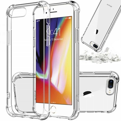 CLEAR Shockproof Case For iPhone 15 14 13 12 11 Pro Max Xr Xs Max 7 8 Plus SE X