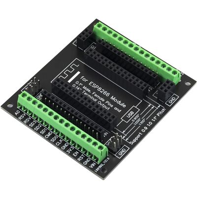 for ESP8266 Super Breakout Board 3.5mm / 0.14'' Terminal GPIO Expansion Board ...