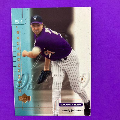 Randy Johnson 2002 Upper Deck Ovation Card #40 MLB Arizona Diamondbacks