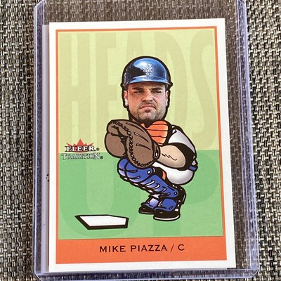 2002 Fleer Traditions Heads Up #4HU Mike Piazza New York Mets