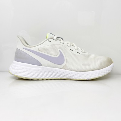 

Кроссовки для бега Nike Womens Revolution 5 BQ3207-110 белые, размер 8,5, Белый, Revolution 5