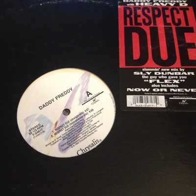 Daddy Freddy Respect Due USED 12'' Single