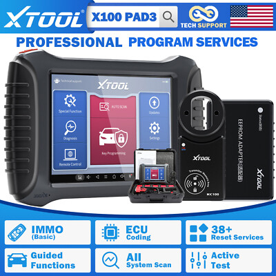 NEWEST XTOOL X100PAD3 Car Auto Diagnostic Tool BiDirectional Scanner V.AG Guided