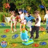 WATUDOU 29 PCS Flying Disc Launcher Outdoor Indoor Game Toys Gifts for 3 4 5 6 Year Old Kids, Outdoor Outside Game Toys for Kids Boys Ages 3-5 4-8, Ideal 3 4 5 6 Year Old Boys Birthday Gifts