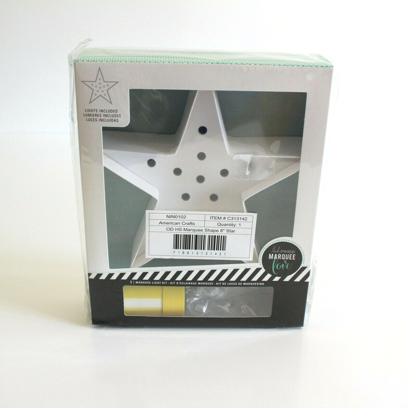 Marquee Light Kit DIY Craft Lighted Star Sign Home Decor