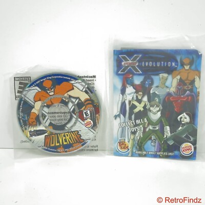 Burger King PC CD (Marvel X-Men Evolution, 2001) Wolverine Mini Disc