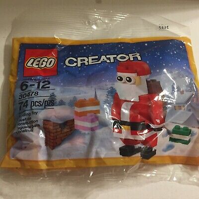 New Santa Block Lego Set Polybag