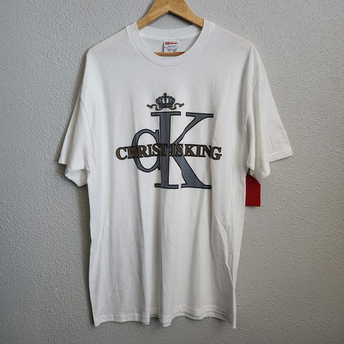 90s christ is king キリストキング CKパロディ ロンT Vintage 90s Calvin Klein Parody T-shirt Christ Is King Jesus