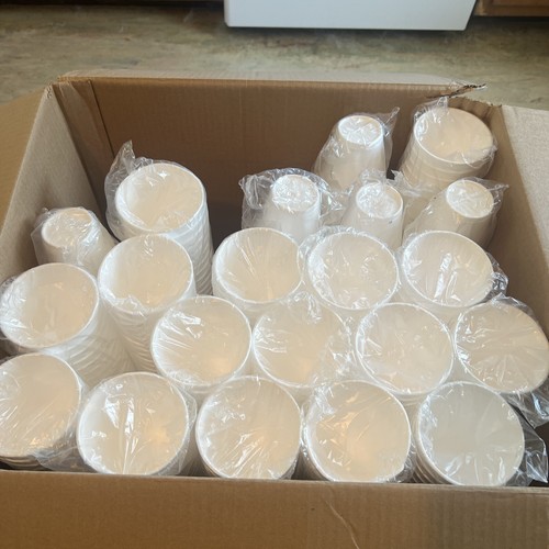 WinCup Foam Drink Cups, White, 12 Ounce (840 Count) Open Box