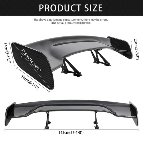 For Honda NSX NA1 NA2 VTX4 57'' Rear Trunk GT Spoiler Racing Wing