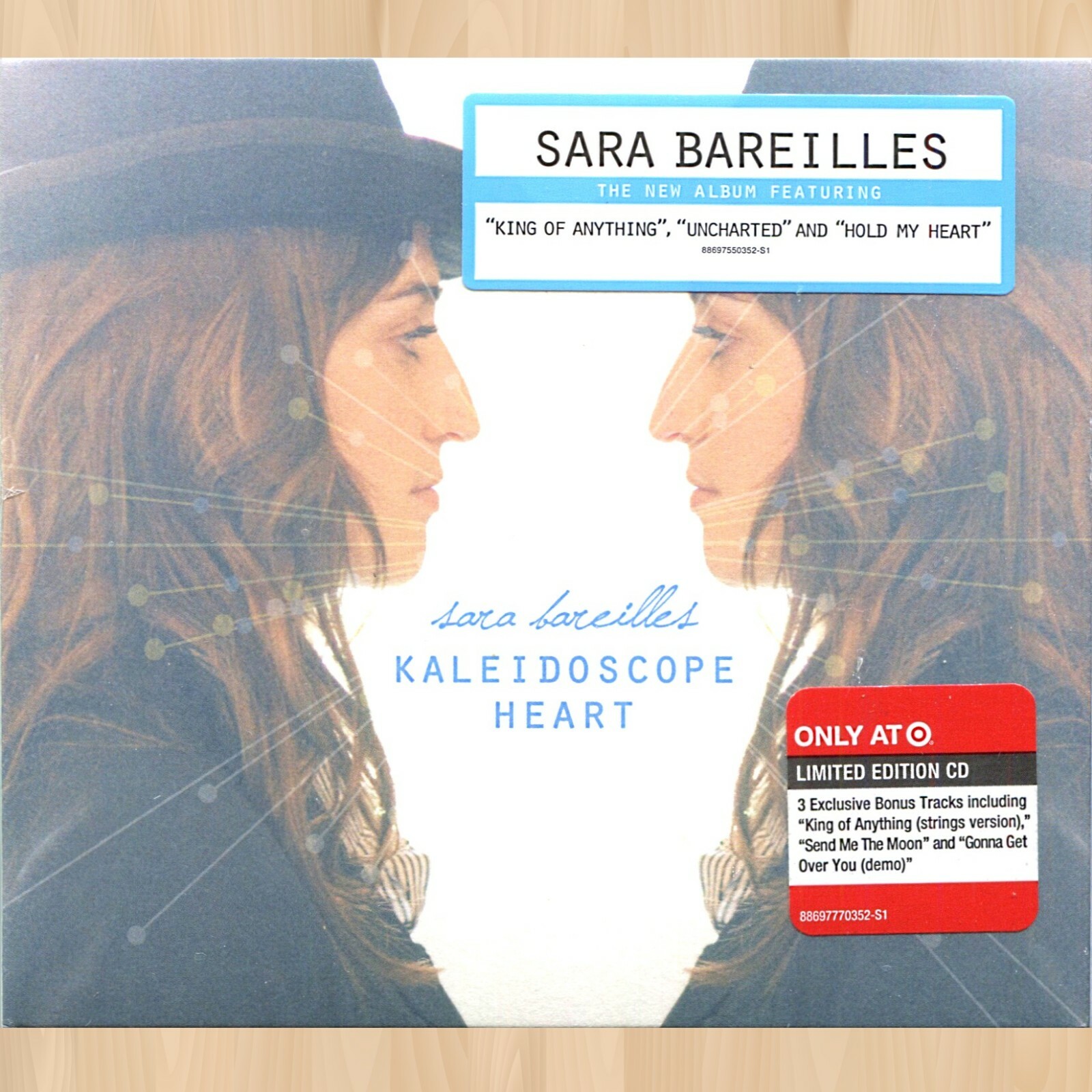 3 BONUS TRACKS---- SARA BAREILLES Kaleidoscope Heart TARGET