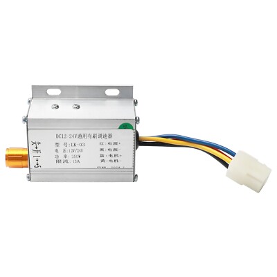 DC 12V 24V 13A 350W DC Motor PWM Speed Control Brush Controller Adjustable Speed