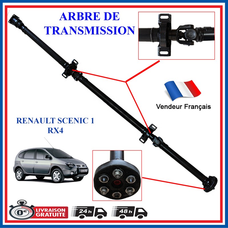 Arbre De Transmission Pour Renault ScÃ©Nic Rx4 1,8 2,0 16v 1,9 Dci - 7711135221