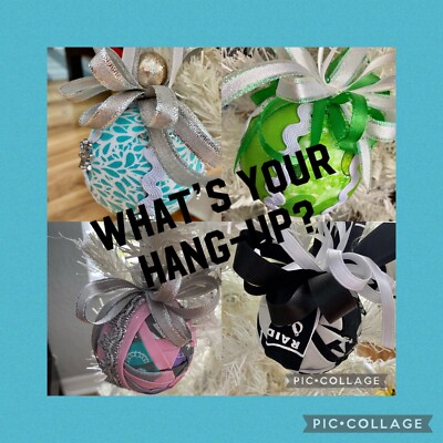 HANDMADE FABRIC ORNAMENTS. 3-4  Size.