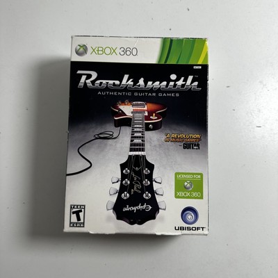 Rocksmith Authentic Guitar Games w/ Rocksmith Real Tone Cable (Xbox 360) NEW