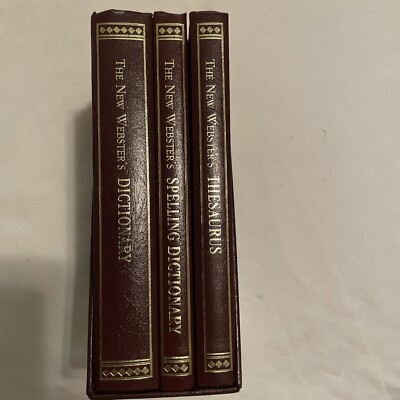 The New Webster s Desk Reference Set (1993 Leather bound)