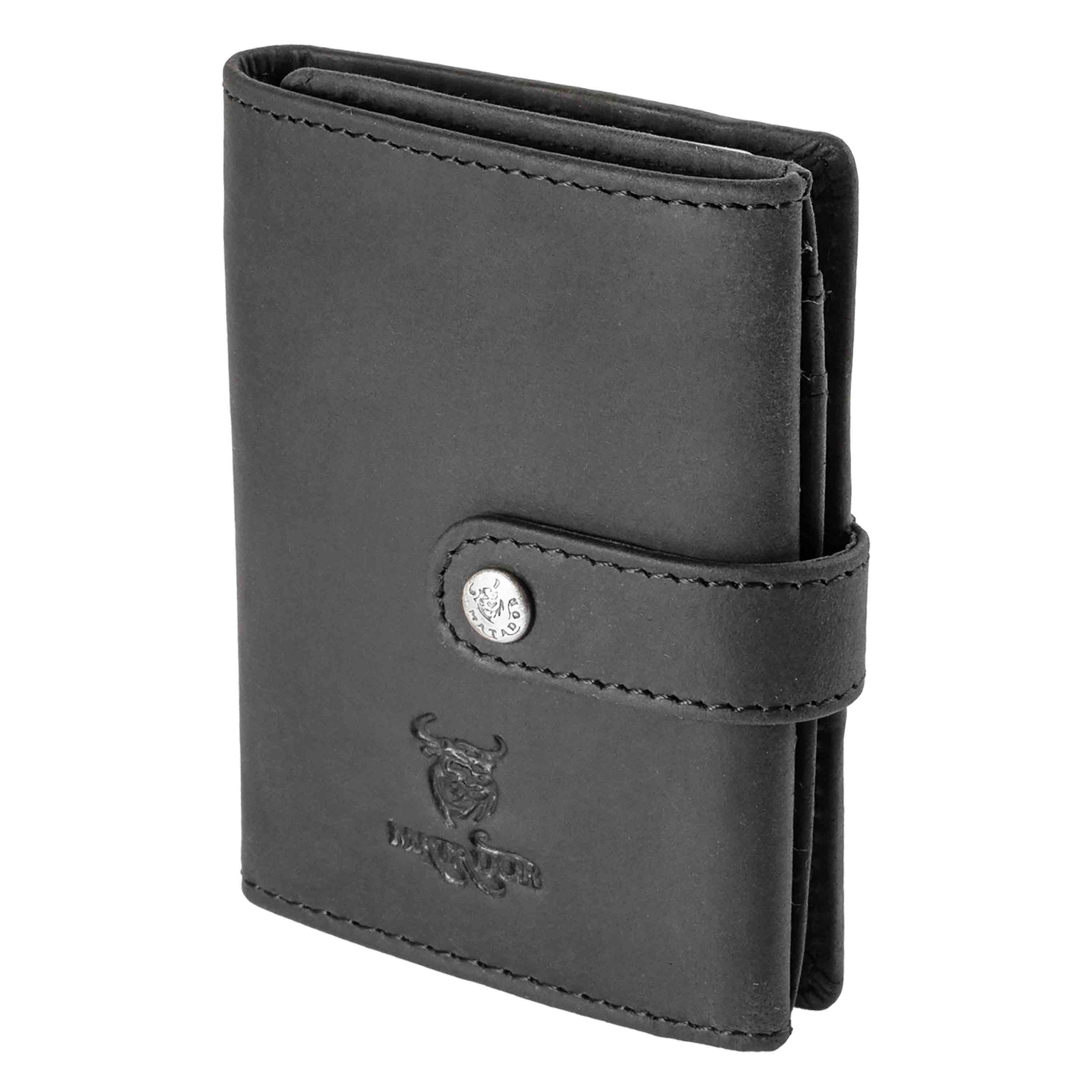 MATADOR MANCHESTER Kleine Geldbörse Leder Brieftasche Slim Wallet Trifold RFID