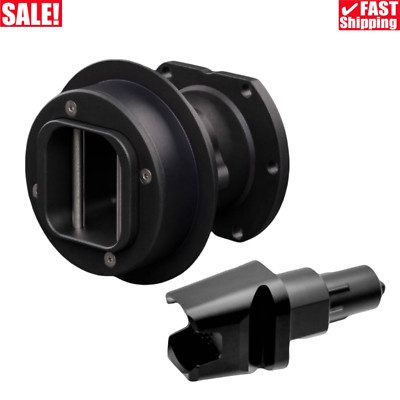 QR2 Wheel Side Quick Release (Black) + QR2 Base-side (Type-C) for Fanatec