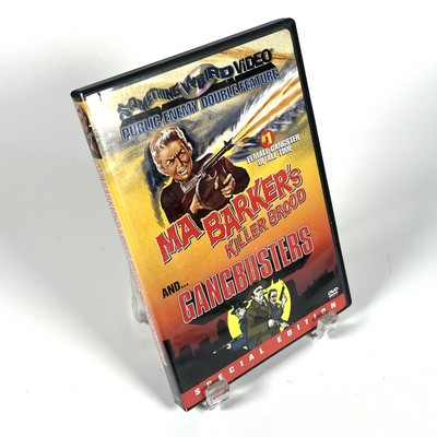 Ma Barkers Killer Brood/Gangbusters - Double Feature DVD - Fully Tested!