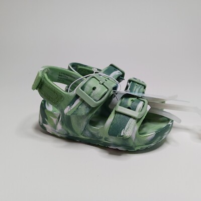 Cat & Jack Kids Sandal Size 5 - Easy Heel Strap - Beach Shoes