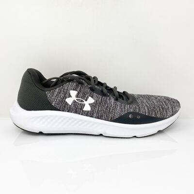 

Under Armour Mens Charged Pursuit 3 3025945-100 Серые кроссовки для бега 11, Серый, Charged Pursuit 3