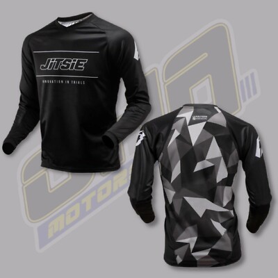 JITSIE L3 Polygon Trials Bike Jersey Shirt Top BLACK NEW Beta TRS GasGas Vertigo