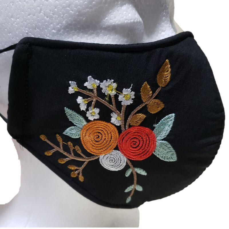 Embroidered Face Mask - HBot010