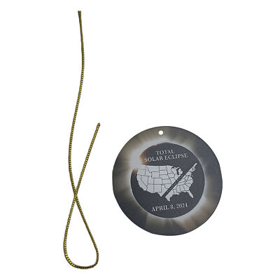 Solar Eclipse Home Decor Ornament Commemorative Pendant Souvenir