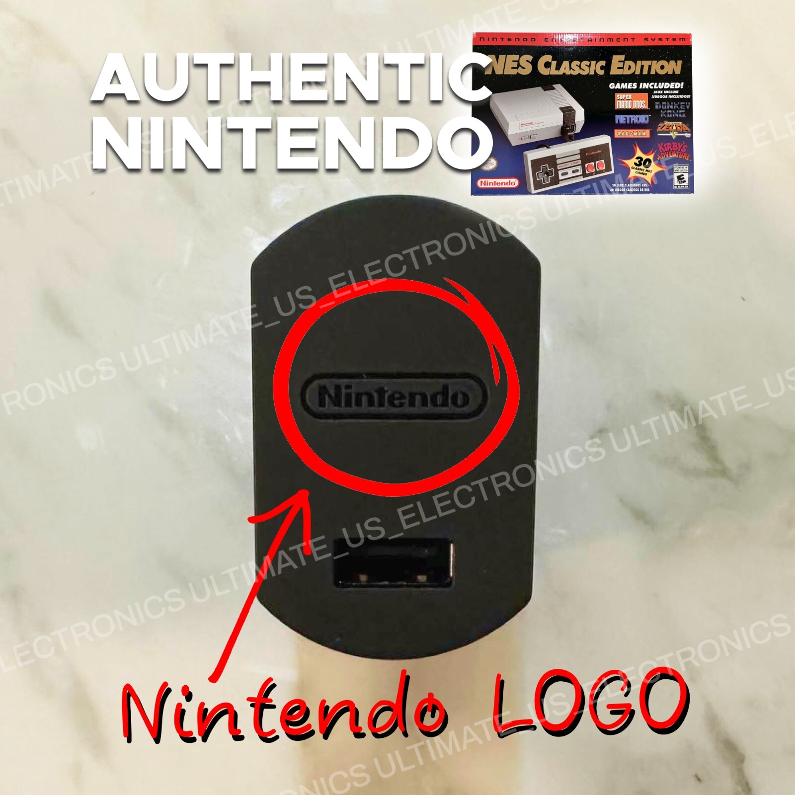 Authentic Nintendo Classic Edition NES Mini Game Console USA Genuine 30 Games