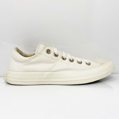 

Converse Womens CT All Star Madison OX 561743F Бежевые повседневные кроссовки Кроссовки размер 9, Бежевый, Chuck Taylor All Star Madison OX