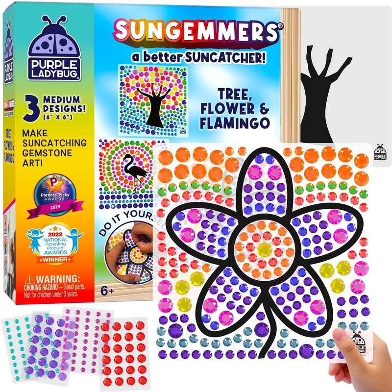 SUNGEMMERS Window Art Kids Crafts - Fun Arts and Crafts