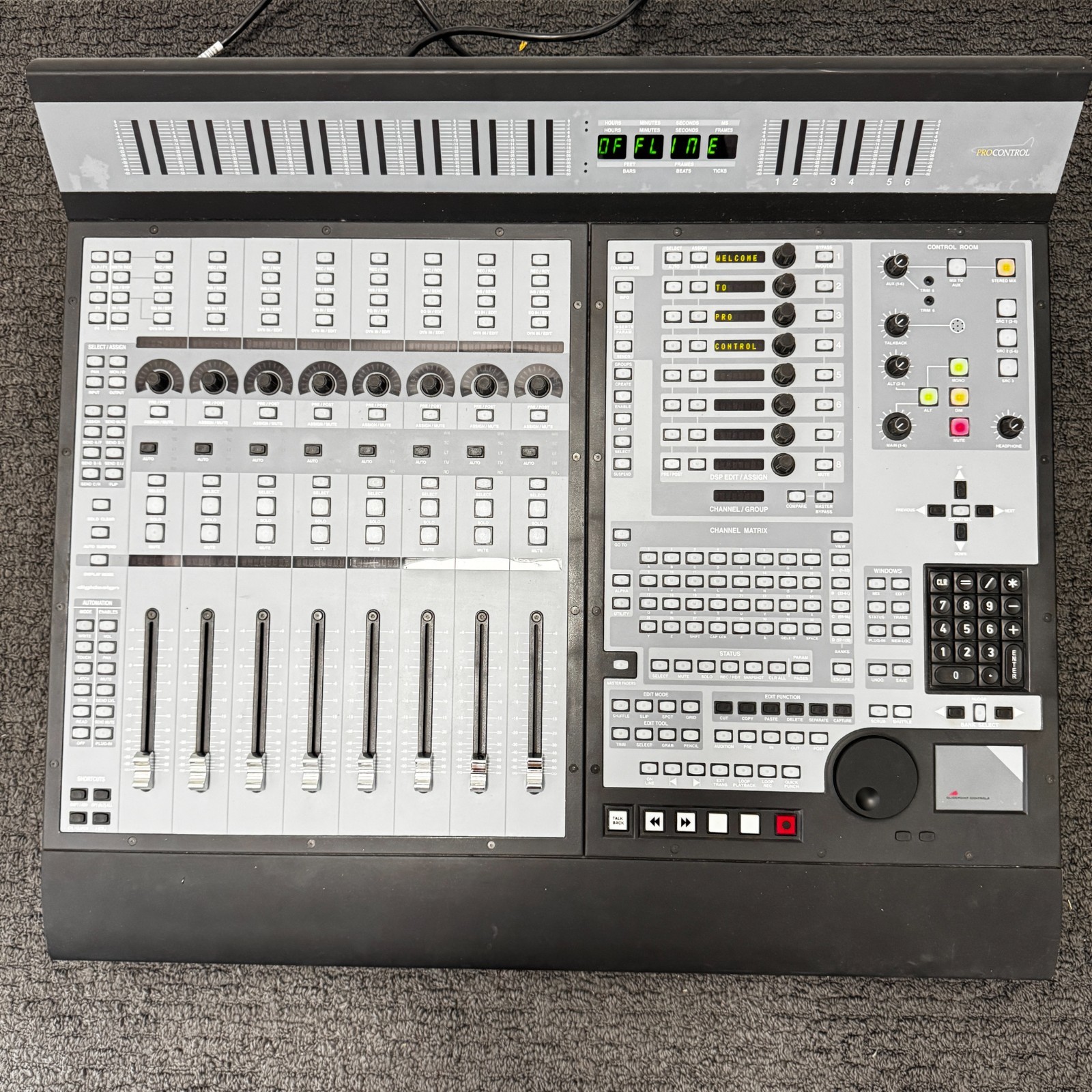 【最終】梱包済　Digidesign Pro Control Main Unit Digidesign Avid Pro Control Main Unit ProControl Pro Tools
