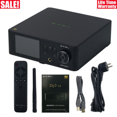 SMSL DP5 SE HiFi Network Music Player Digital Headphone Amp Streaming Decoder