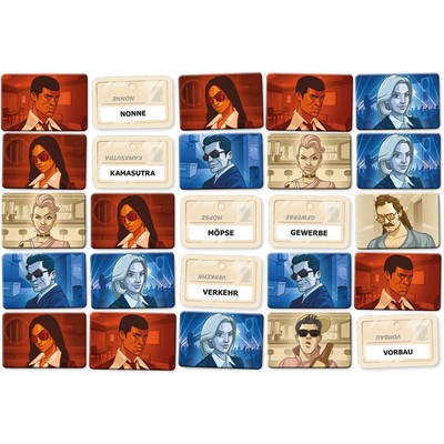 Asmodee Codenames Undercover, Partyspiel