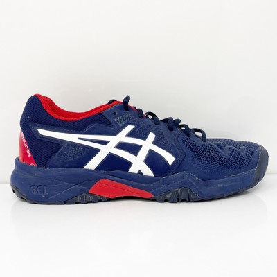 

Asics Mens Gel Resolution 8 1044A018 Синие кроссовки для бега Размер 5, Синий, Gel Resolution 8