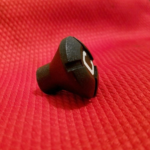 1965-1971 NORS Dodge Fargo MoPar Truck Choke Knob - BLACK Textured