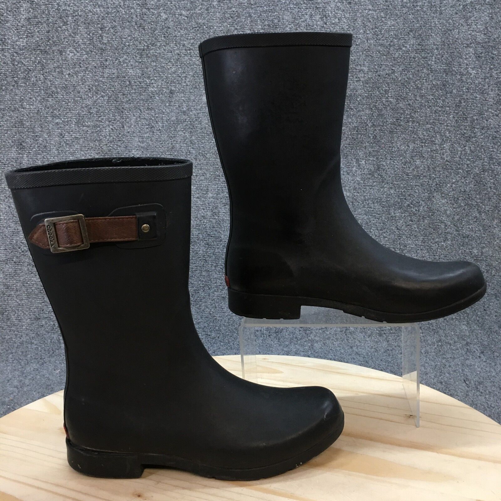 Chooka Boots Womens 9 Downtown Mid Calf Pull On Rain Boot