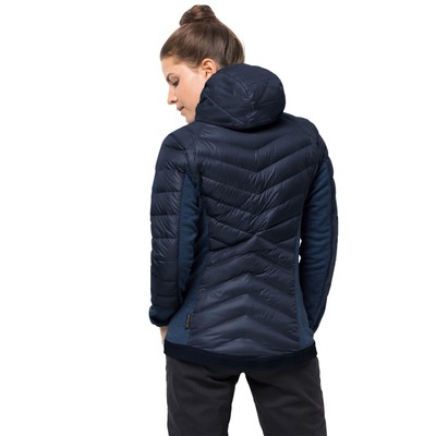 JACK WOLFSKIN DAUNENJACKE JACK WOLFSKIN STRATOSPHERE JACKET WOMEN MIDNIGHT BLUE GR. XL