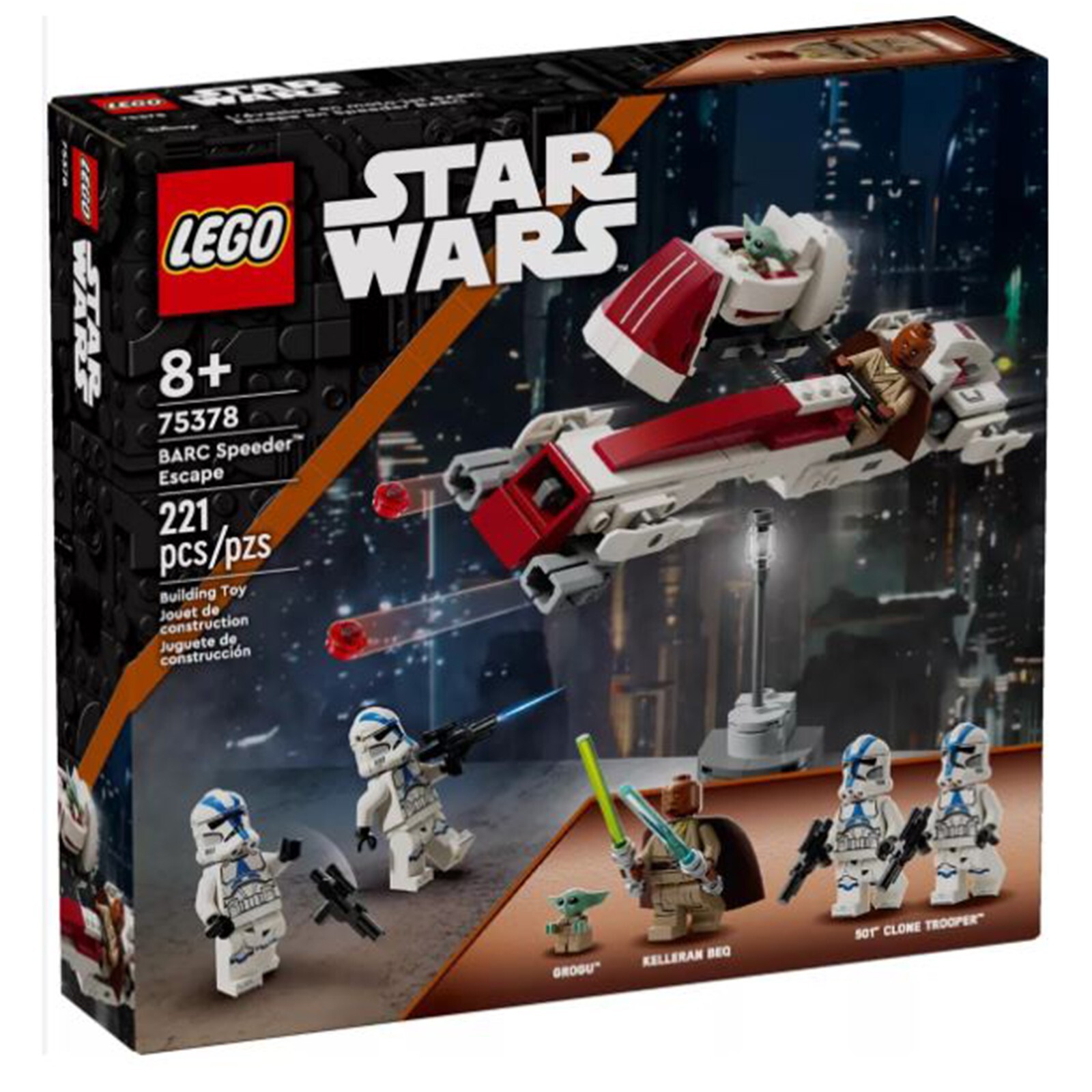 Конструктор LEGO Star Wars для побега на БАРК-спидере 75378 НОВЫЙ