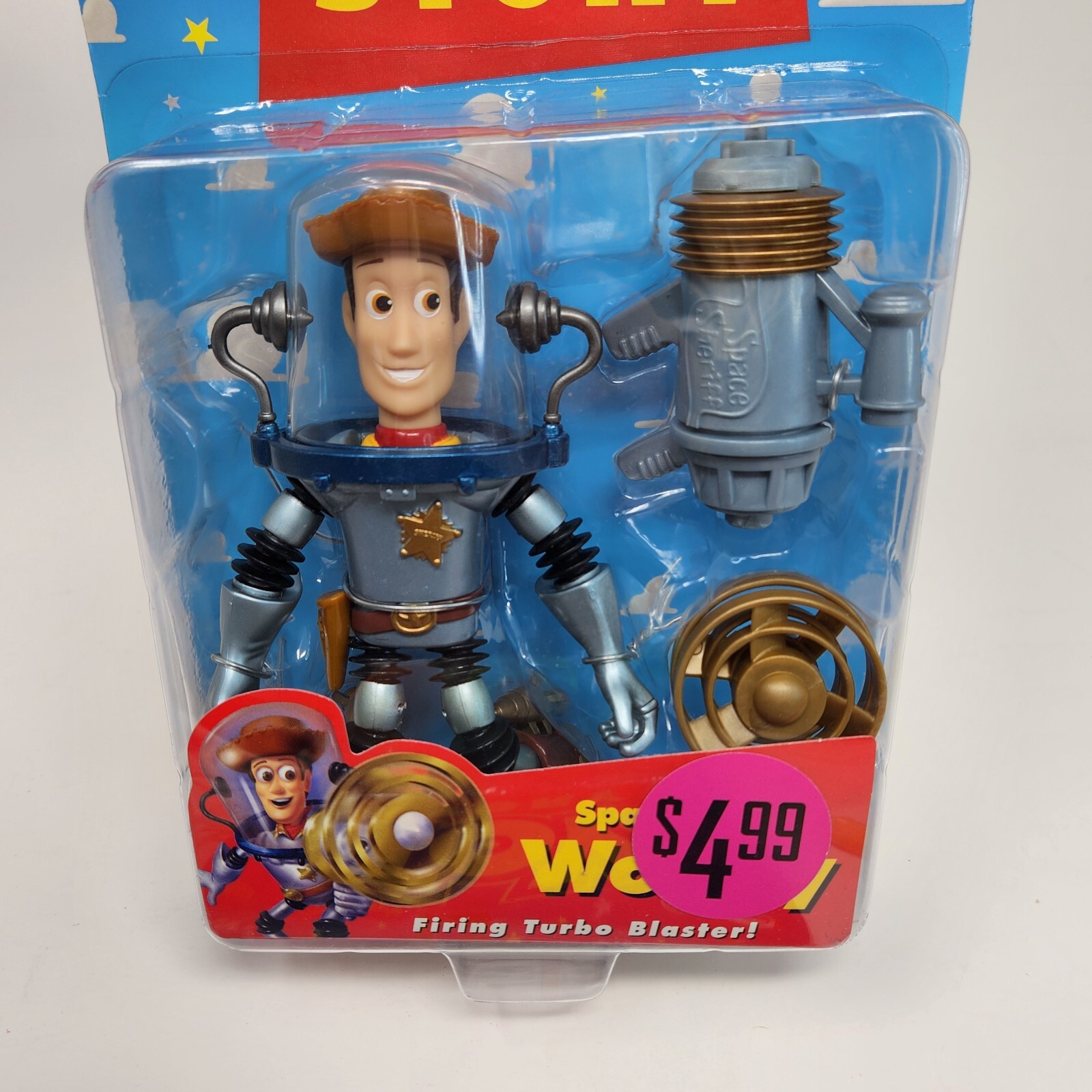 VINTAGE 1998 DISNEY TOY STORY SPACE SHERIFF WOODY MATTEL # 19004 TOY PIXAR NEW