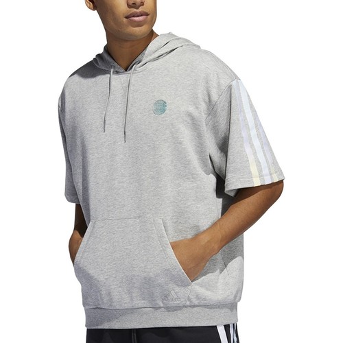 

[HB6758] Мужская толстовка с коротким рукавом Adidas Donovan Mitchell, Серый