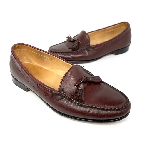 Polo Ralph Lauren Mens Benchmade Leather Tassle Loafers Size
