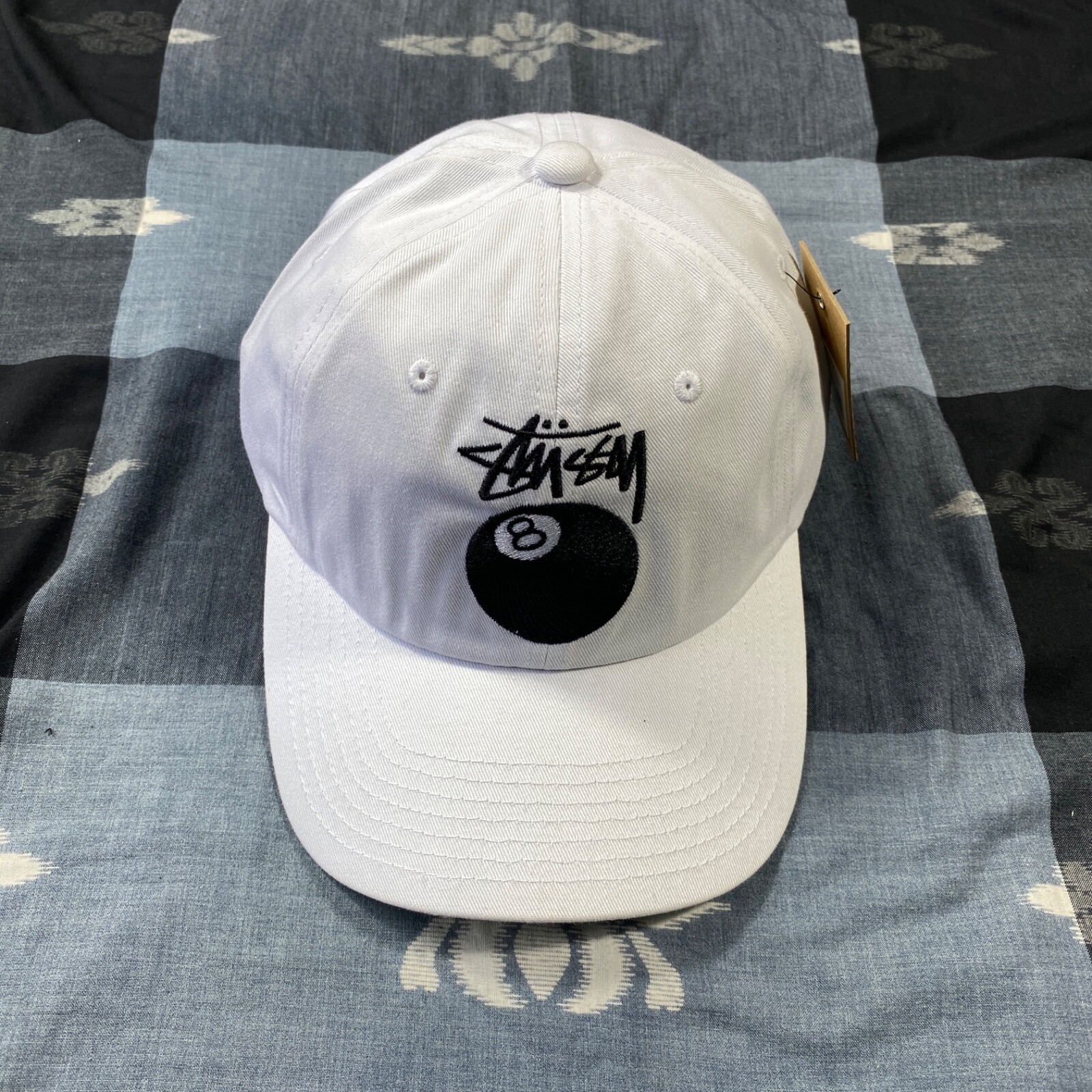 帽子 STUSSY 8-BALL STRAPBACK Stussy Stock 8 Ball Low Pro Cap - White | eBay