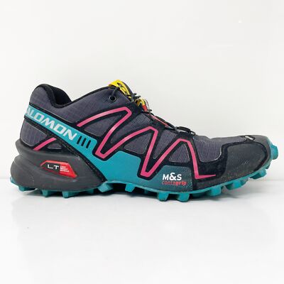 

Salomon Womens Speedcross 3 120572 Серые кроссовки для походов Размер 6, Серый, Speedcross 3